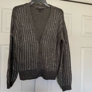 INC international concepts button down sweater M